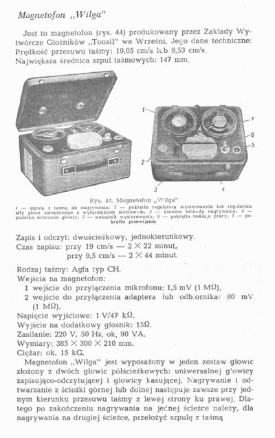 Wilga 19 Tonsil 1960 – Technique.pl